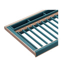 B Series Pull Out Trouser And Belt Rack Fits 900Mm Cabinet Teal Finish