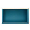 B Series Pull Out Wardrobe Basket Deep Fits 900Mm Cabinet Teal Finish