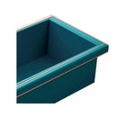 B Series Pull Out Wardrobe Basket Deep Fits 900Mm Cabinet Teal Finish