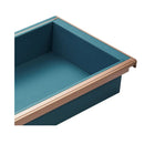 B Series Pull Out Wardrobe Basket Fits 900Mm Cabinet Teal Finish