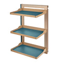 B Series Slide Out Wardrobe 3 Tier Right Side Mount Teal Finish