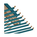 B Series Trousers Holder Top Mount Holds 9 Pairs Teal Finish
