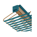 B Series Trousers Holder Top Mount Holds 9 Pairs Teal Finish