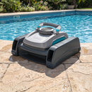 Robotic Pool Cleaner Automatic Vacuum Surface Skimmer Above Ground 2-in-1