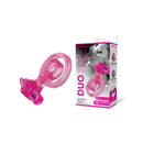 Bodywand Rechargeable Duo Ring With Clit Tickler Pink