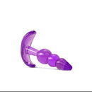 B Yours Triple Bead Anal Plug Purple