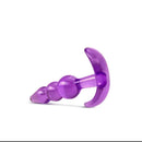 B Yours Triple Bead Anal Plug Purple