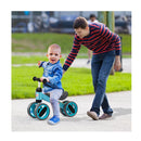 Baby Balance Bike With 4 Wheels And Limited Steering Blue