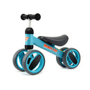Baby Balance Bike With 4 Wheels And Limited Steering Blue