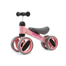 Baby Balance Bike With 4 Wheels And Limited Steering Pink