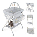 Baby Changing Table With Storage Bag And Shelf For Newborns And Infant