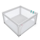 Baby Playpen Safety Activity Fence With 50 Ocean Balls Grey