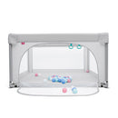 Baby Playpen Safety Activity Fence With 50 Ocean Balls Grey