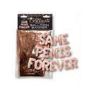 Glitterati Same Penis Forever Balloon Banner Hens Party Decoration