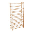 Bamboo Shoe Rack Storage Wooden