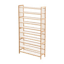 Bamboo Shoe Rack Storage Wooden