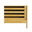 Bamboo Storage Cabinet Freestanding Natural