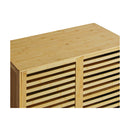 Bamboo Storage Cabinet Freestanding Natural