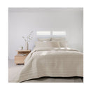 Bambury Flinders Coverlet Set Pebble