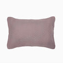 Bambury Herringbone Embossed Coverlet Set Mauve