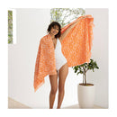 Bambury Hilo Beach Towel Natural Fringe