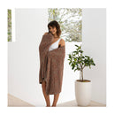 Bambury Hilo Beach Towel Natural Fringe
