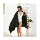 Bambury Hilo Beach Towel Natural Fringe