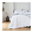 Bambury Linen Quilt Cover Set White