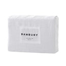 Bambury Linen Sheet Set White