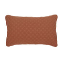 Bambury Luna Jacquard Quilt Cover Set Rust