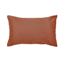 Bambury Luna Jacquard Quilt Cover Set Rust
