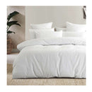 Bambury Ogee Jacquard Quilt Cover Set White