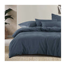 Bambury Tide Jacquard Quilt Cover Set Denim