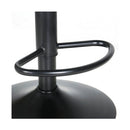 Bar Stools Kitchen Swivel Gas Lift Stool Leather Dining Chairs Black X2