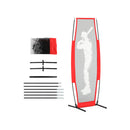 Baseball Pitching Kit With Rack Rebound Net Softball Training Aid