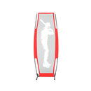 Baseball Pitching Kit With Rack Rebound Net Softball Training Aid