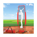 Baseball Pitching Kit With Rack Rebound Net Softball Training Aid