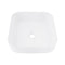 380X380Mm Bathroom Sinks Gloss White Ceramic Basin Bowl Square