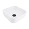 Bathroom Sinks Gloss White Ceramic Basin Bowl With Pop Up Waste