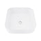 38X38Cm Gloss White Bathroom Ceramic Basin And No Overflow Set