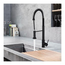 Bastone Basin Faucet Black 3 Patterns Pull Out Down Tap Kitchen Sink