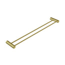 Bath Round Towel Rack Rail Holder Double Bars Wall Stainless