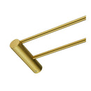 Bath Round Towel Rack Rail Holder Double Bars Wall Stainless