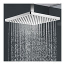 10 Square Plastic Bath Shower Head Only For Wall Ceiling Arm Rail