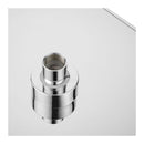 10 Square Plastic Bath Shower Head Only For Wall Ceiling Arm Rail