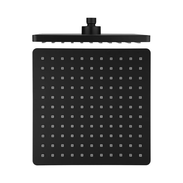 10 Square Plastic Bath Shower Head Only For Wall Ceiling Arm Rail