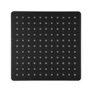 10 Square Plastic Bath Shower Head Only For Wall Ceiling Arm Rail