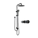 8 Inch Shower Top Bottom Water Inlet 3 Mode Handheld With Wall Tap