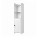 Bathroom Cabinet Storage Slim Organiser Storage White