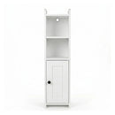 Bathroom Cabinet Storage Slim Organiser Storage White